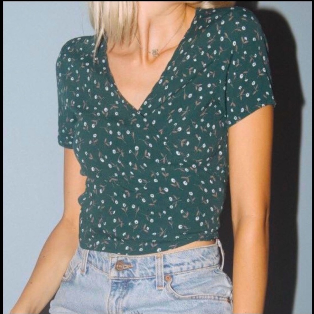 Brandy Melville wrap top